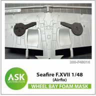   Art Scale Kit Seafire F.XVII FOAM flexibel wheel bay mask for Airfix 1:48 (200-F48016)