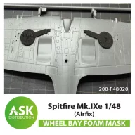   Art Scale Kit Spitfire Mk.IXe  FOAM flexibel wheel bay mask for Airfix 1:48 (200-F48020)
