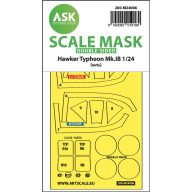   Art Scale Kit Hawker Typhoon Mk.IB double-sided express masks for Airfix 1:24 (200-M24006)