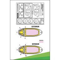   Art Scale Kit Hawker Tempest Mk.V double-sided painting mask for Revell / Special Hobby 1:32 (200-M32002)