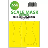   Art Scale Kit SB2C-4 Helldiver wheel bays express mask for Infinity 1:32 (200-M32010)