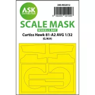   Art Scale Kit Curtiss Hawk 81-A2 AVG wheels bay masks for Great Wall Hobby 1:32 (200-M32012)
