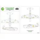 Art Scale Kit Curtiss Hawk 81-A2 AVG surface panels masks for Great Wall Hobby 1:32 (200-M32013)