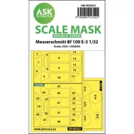   Art Scale Kit Messerschmitt Bf 109E-3 double-sided express masks for Hobby2000 / Dragon 1:32 (200-M32021)