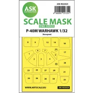   Art Scale Kit P-40M Warhawk one-sided express masks for Hasegawa 1:32 (200-M32024)