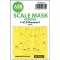 Art Scale Kit F-4C/D Phantom one-sided mask for Tamiya 1:32 (200-M32031)