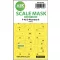 Art Scale Kit F-4C/D Phantom double-sided mask for Tamiya 1:32 (200-M32032)