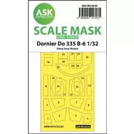   Art Scale Kit Dornier Do 335B-6 one-sided mask for HK Models 1:32 (200-M32035)