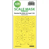  Art Scale Kit Dornier Do 335A-10 two seater one-sided mask for HK Models 1:32 (200-M32044)