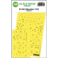   Art Scale Kit B-24J Liberator one-sided mask for Hobby Boss 1:32 (200-M32045)