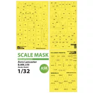   Art Scale Kit Avro Lancaster B Mk.I/III express self adhesive masks for Border Model 1:32 (200-M32054)