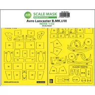   Art Scale Kit Avro Lancaster Nose kit express self adhesive masks for Border Model 1:32 (200-M32059)