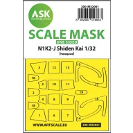   Art Scale Kit N1K2-J Shiden Kai one-sided express painting mask for Hasegawa 1:32 (200-M32061)