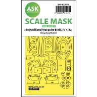   Art Scale Kit Mosquito B Mk.IV one-sided fit mask for HK Models 1:32 (200-M32075)
