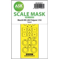   Art Scale Kit Macchi MC.202 Folgore one-sided express fit mask for Italeri 1:32 (200-M32077)