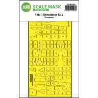  Art Scale Kit TBD-1 Devastator one-sided express fit mask for Trumpeter 1:32 (200-M32083)