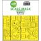 Art Scale Kit B-25H Mitchell double-sided express fit mask for HK Models 1:32 (200-M32088)