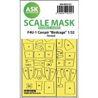   Art Scale Kit F4U-1 Corsair Birdcage double-sided express fit mask for Tamiya 1:32 (200-M32101)