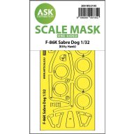   Art Scale Kit F-86K Sabre Dog one-sided express fit mask for Kitty Hawk 1:32 (200-M32105)