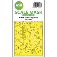   Art Scale Kit F-86K Sabre Dog double-sided express fit mask for Kitty Hawk 1:32 (200-M32106)
