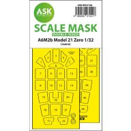   Art Scale Kit A6M2b Model 21 Zero double-sided express fit mask for Tamiya 1:32 (200-M32126)