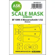   Art Scale Kit Bf 109K-4 one-sided express fit mask for Kotare 1:32 (200-M32127)