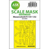   Art Scale Kit Messerschmitt P.1101 double-sided express fit mask for Das Werk 1:32 (200-M32130)