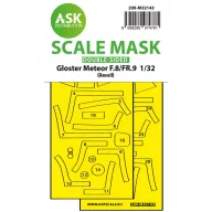   Art Scale Kit Gloster Meteor F.8/FR9 double-sided fit express mask for Revell 1:32 (200-M32143)