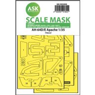   Art Scale Kit AH-64D/E double-sided mask with inside white rubber mask for Takom 1:35 (200-M35008)