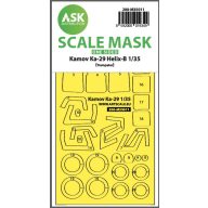   Art Scale Kit Kamov Ka-29 Helix-B one-sided painting mask for Trumpeter 1:35 (200-M35011)