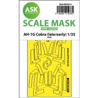   Art Scale Kit AH-1G Cobra (early/late) one-sided express fit painting mask for ICM 1:35 (200-M35013)