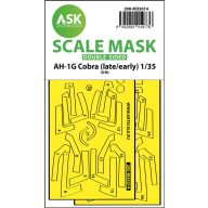   Art Scale Kit AH-1G Cobra (early/late) double-sided express fit painting mask for ICM 1:35 (200-M35014)