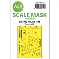   Art Scale Kit Spitfire Mk.Vb one-sided express fit painting mask for Border Model 1:35 (200-M35017)