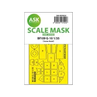   Art Scale Kit Messerschmitt Bf 109G-10 one-sided painting mask for Border Model 1:35 (200-M35024)