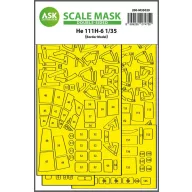   Art Scale Kit Heinkel He 111 double-sided painting mask for Border Model 1:35 (200-M35029)
