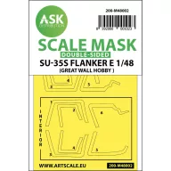   Art Scale Kit Su-35S Flanker E double-sided painting mask for Great Wall Hobby 1:48 (200-M48002)
