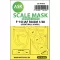 Art Scale Kit F-15I Ra'am double-sided painting mask for Great Wall Hobby 1:48 (200-M48003)