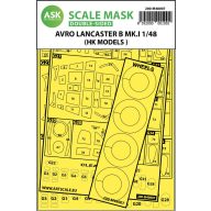   Art Scale Kit Avro Lancaster Mk.I B double-sided painting mask for HK Models 1:48 (200-M48007)