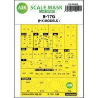   Art Scale Kit B-17G Flying Fortress outside painting mask for HK Models 1:48 (200-M48008)