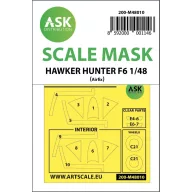   Art Scale Kit Hawker Hunter F.6 double-sided painting mask for Airfix 1:48 (200-M48010)