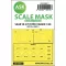 Art Scale Kit SAAB SK-37E Stör-Viggen double-sided painting mask for Special Hobby 1:48 (200-M48011)