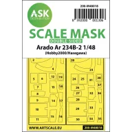   Art Scale Kit Arado Ar 234B-2 double-sided painting mask for Hasegawa / Hobby2000 1:48 (200-M48018)