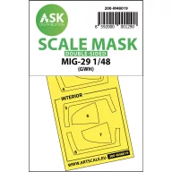   Art Scale Kit MiG-29 double-sided painting mask for Great Wall Hobby 1:48 (200-M48019)