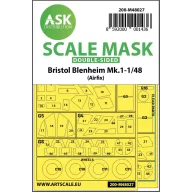   Art Scale Kit Bristol Blenheim Mk.I double-sided painting mask for Airfix 1:48 (200-M48027)