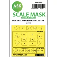   Art Scale Kit De Havilland Chipmunk T.10 double-sided painting mask for Airfix 1:48 (200-M48028)