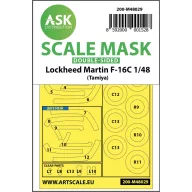   Art Scale Kit F-16C double-sided painting mask for Tamiya 1:48 (200-M48029)