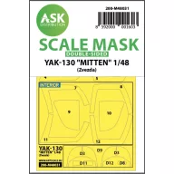   Art Scale Kit Yak-130 Mitten double-sided painting mask for Zvezda 1:48 (200-M48031)