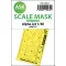 Art Scale Kit Alpha Jet one-sided painting mask for Kinetic 1:48 (200-M48032)