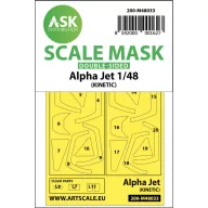   Art Scale Kit Alpha Jet double-sided painting mask for Kinetic 1:48 (200-M48033)