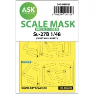   Art Scale Kit SU-27 Flanker B double-sided painting mask for Great Wall Hobby 1:48 (200-M48038)